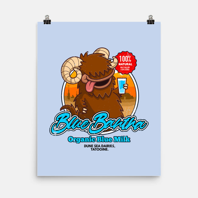Blue Bantha-None-Matte-Poster-drbutler
