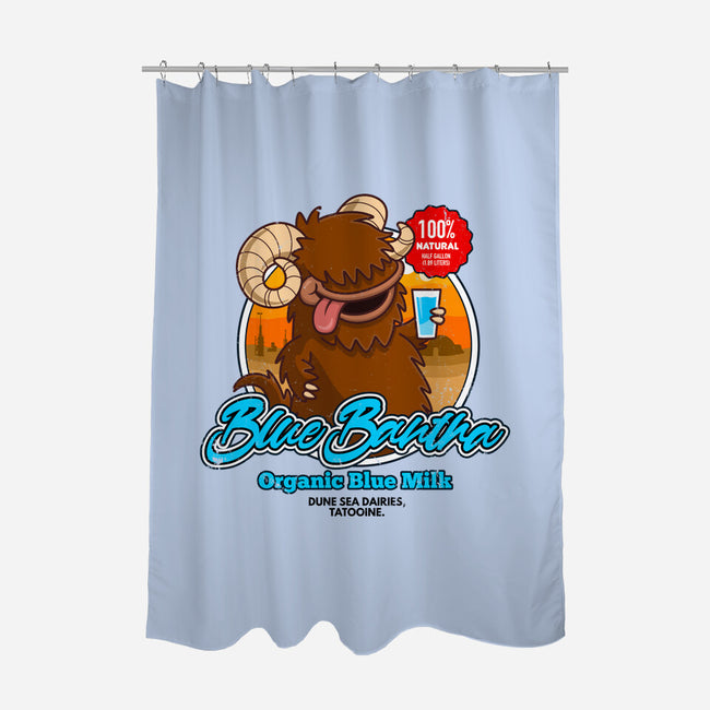 Blue Bantha-None-Polyester-Shower Curtain-drbutler