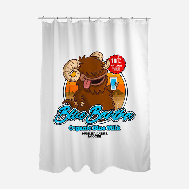 Blue Bantha-None-Polyester-Shower Curtain-drbutler
