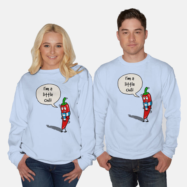 A Little Chili-Unisex-Crew Neck-Sweatshirt-drbutler