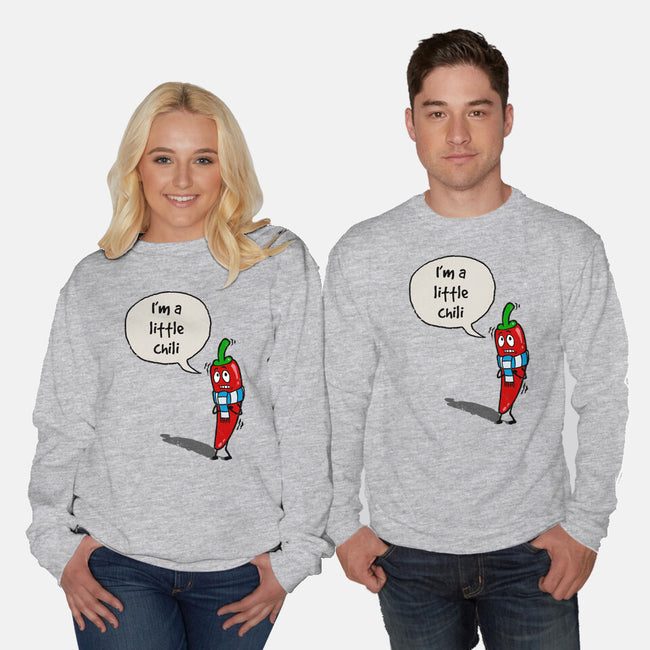 A Little Chili-Unisex-Crew Neck-Sweatshirt-drbutler