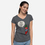 A Little Chili-Womens-V-Neck-Tee-drbutler