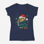 Beery Christmas-Womens-V-Neck-Tee-Getsousa!