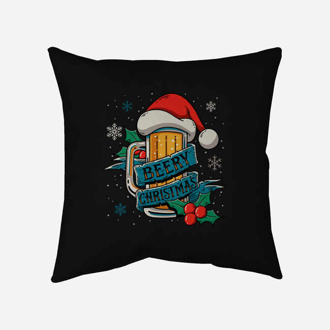 Beery Christmas-None-Removable Cover w Insert-Throw Pillow-Getsousa!