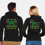 Nakatomi Party-Unisex-Zip-Up-Sweatshirt-spoilerinc