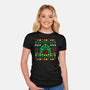 Nakatomi Party-Womens-Fitted-Tee-spoilerinc