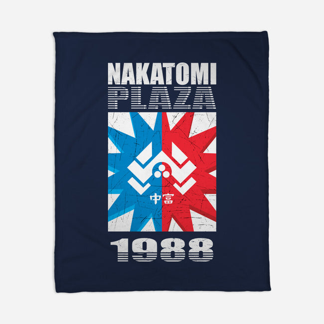 Vintage Nakatomi-None-Fleece-Blanket-spoilerinc