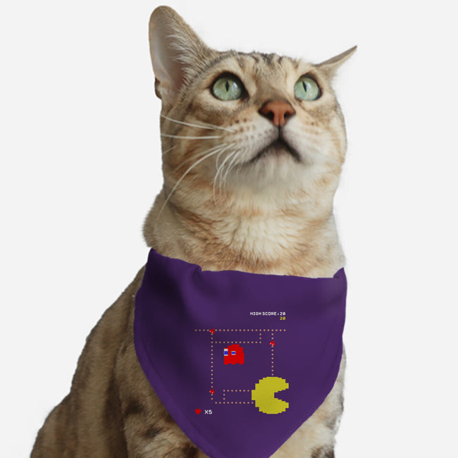 Pac-Man High Score-Cat-Adjustable-Pet Collar-J. P. Roussel