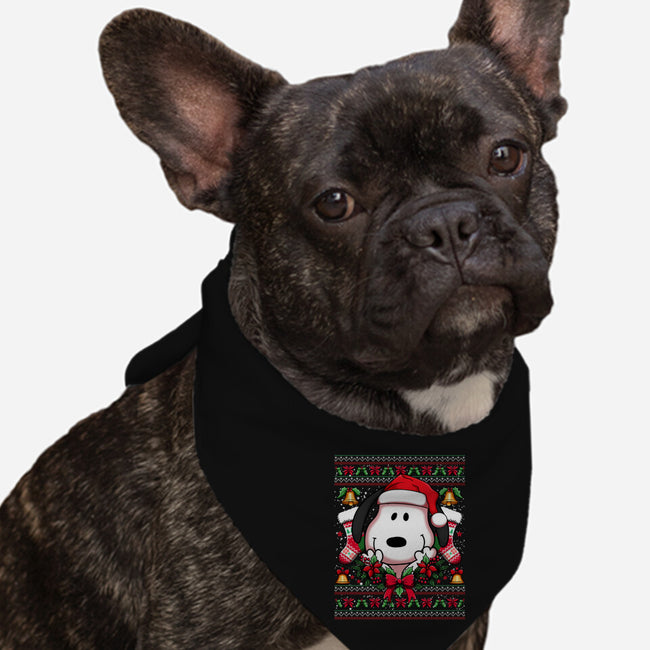 Snoopy Christmas Sweater-Dog-Bandana-Pet Collar-JamesQJO