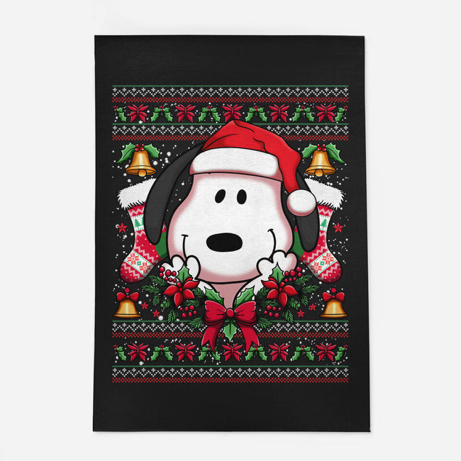 Snoopy Christmas Sweater-None-Outdoor-Rug-JamesQJO