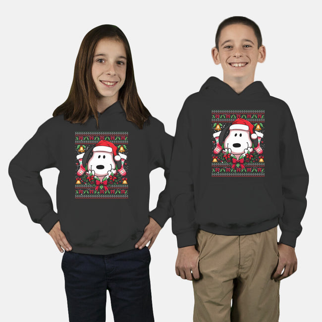 Snoopy Christmas Sweater-Youth-Pullover-Sweatshirt-JamesQJO