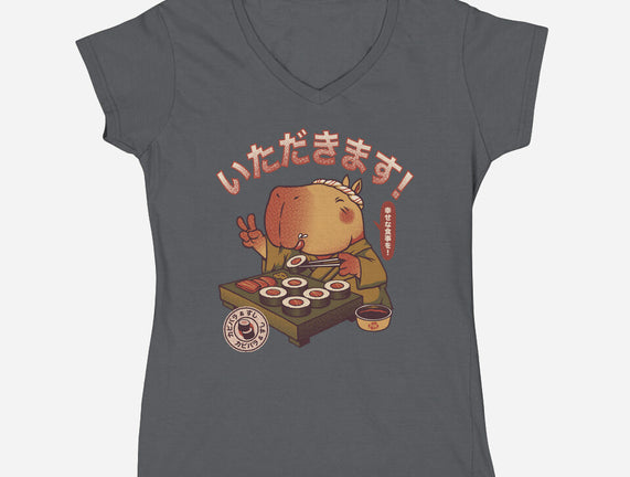 Sushi Chef Cute Capybara