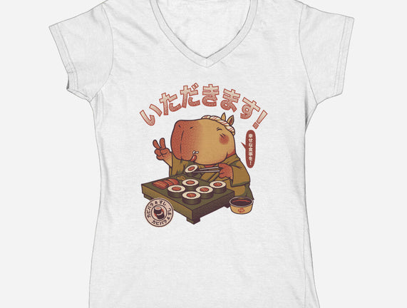 Sushi Chef Cute Capybara