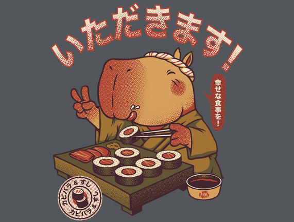 Sushi Chef Cute Capybara
