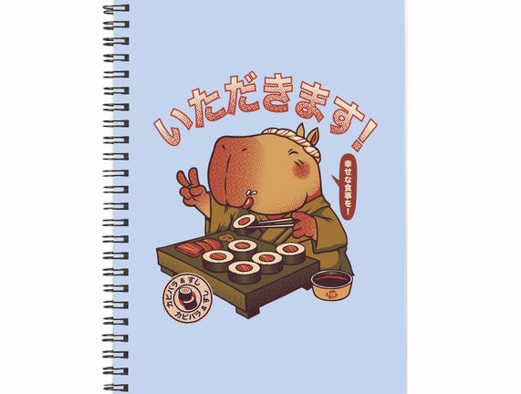 Sushi Chef Cute Capybara