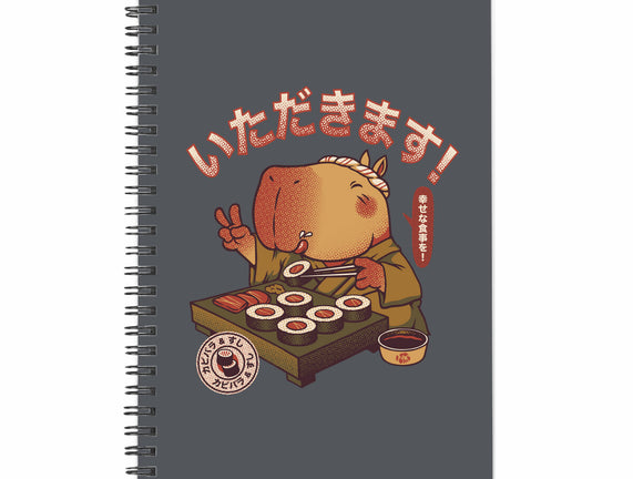 Sushi Chef Cute Capybara