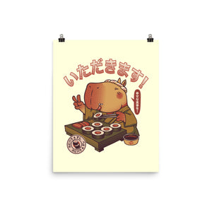 Sushi Chef Cute Capybara