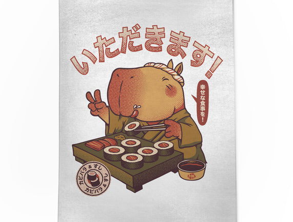 Sushi Chef Cute Capybara