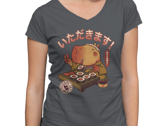 Sushi Chef Cute Capybara