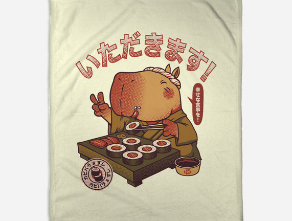 Sushi Chef Cute Capybara