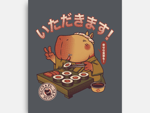 Sushi Chef Cute Capybara