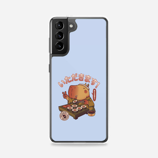 Sushi Chef Cute Capybara-Samsung-Snap-Phone Case-tobefonseca