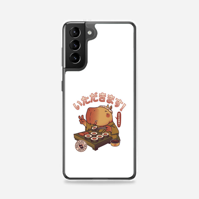 Sushi Chef Cute Capybara-Samsung-Snap-Phone Case-tobefonseca