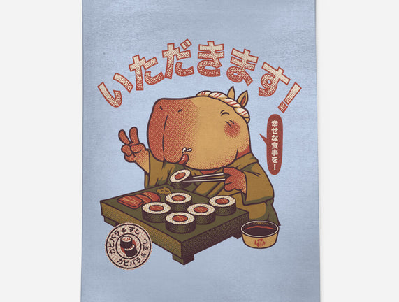 Sushi Chef Cute Capybara