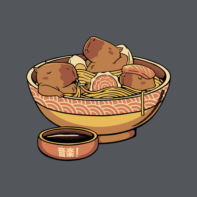 Capybara Cute Ramen-None-Indoor-Rug-tobefonseca