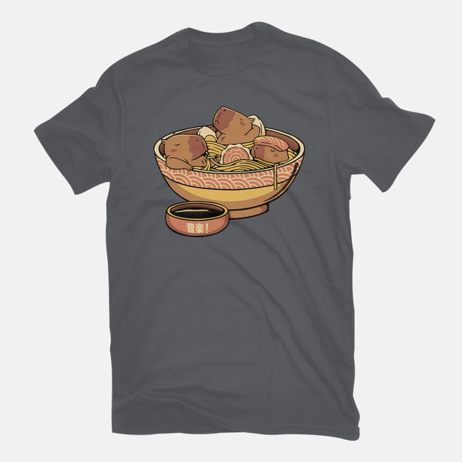 Capybara Cute Ramen-Womens-Fitted-Tee-tobefonseca