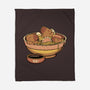 Capybara Cute Ramen-None-Fleece-Blanket-tobefonseca