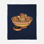 Capybara Cute Ramen-None-Fleece-Blanket-tobefonseca