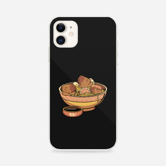 Capybara Cute Ramen-iPhone-Snap-Phone Case-tobefonseca