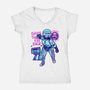 Dance Til You Drop-Womens-V-Neck-Tee-Gimetzco!