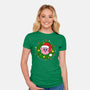 Merry Kirbmas-Womens-Fitted-Tee-Alexhefe