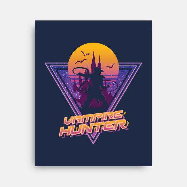 Neon Vampire Hunter-None-Stretched-Canvas-jrberger