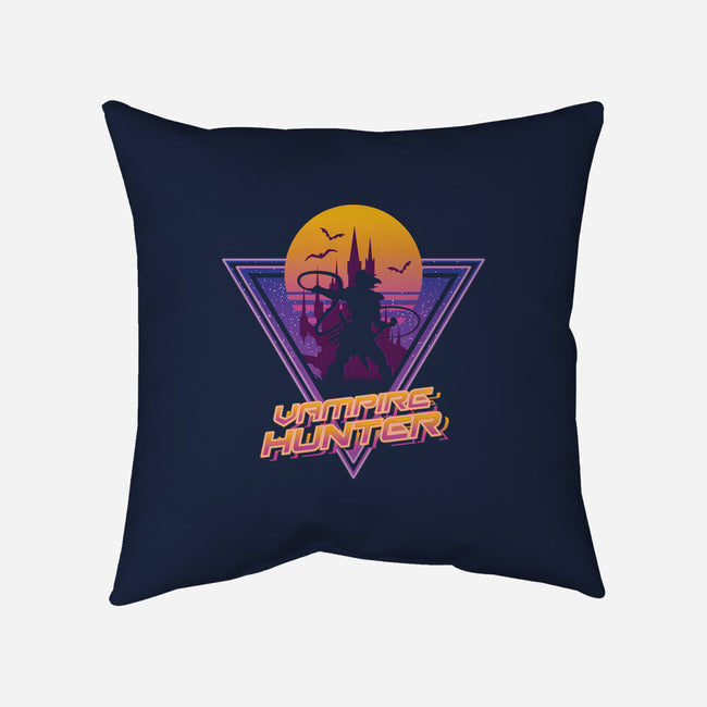 Neon Vampire Hunter-None-Removable Cover-Throw Pillow-jrberger