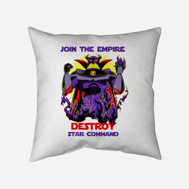 Join The Empire-None-Removable Cover-Throw Pillow-rmatix