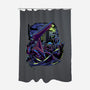 Duel Of Titans-None-Polyester-Shower Curtain-Diego Oliver