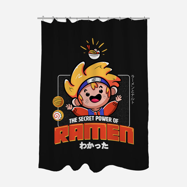 The Secret Power Of Ramen-None-Polyester-Shower Curtain-Ca Mask