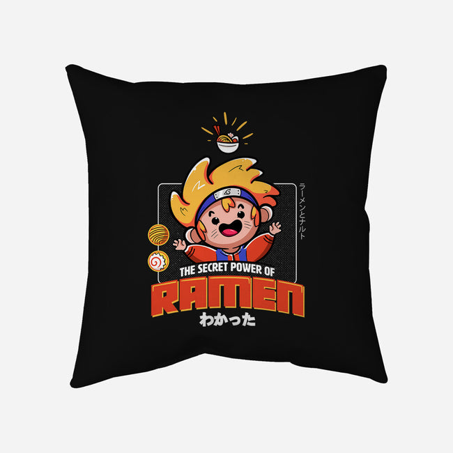 The Secret Power Of Ramen-None-Removable Cover-Throw Pillow-Ca Mask