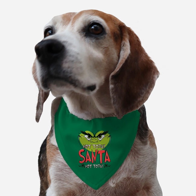 Not Today Santa-Dog-Adjustable-Pet Collar-estudiofitas