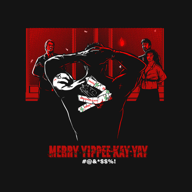 Merry Yippee-Kay-Yay-None-Fleece-Blanket-AndreusD
