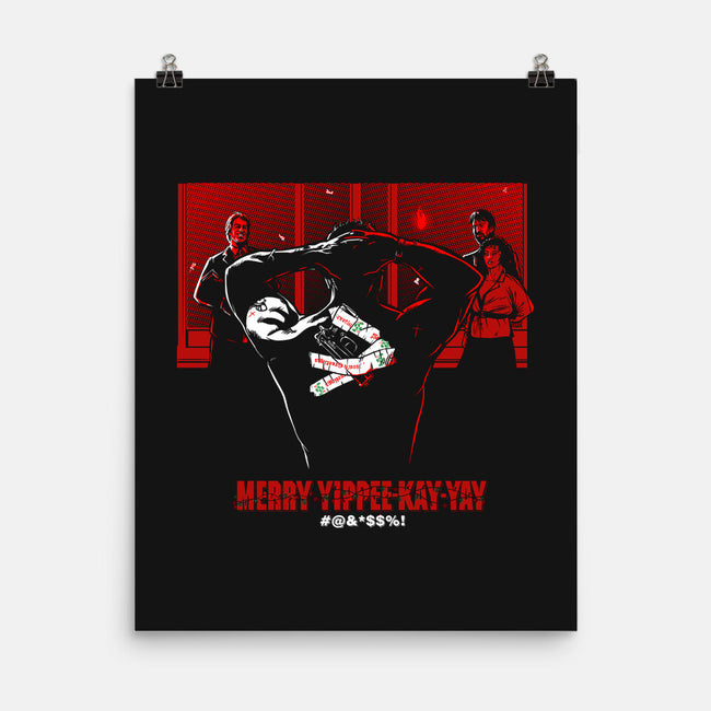 Merry Yippee-Kay-Yay-None-Matte-Poster-AndreusD