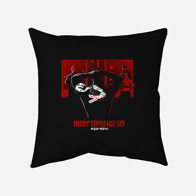 Merry Yippee-Kay-Yay-None-Removable Cover-Throw Pillow-AndreusD