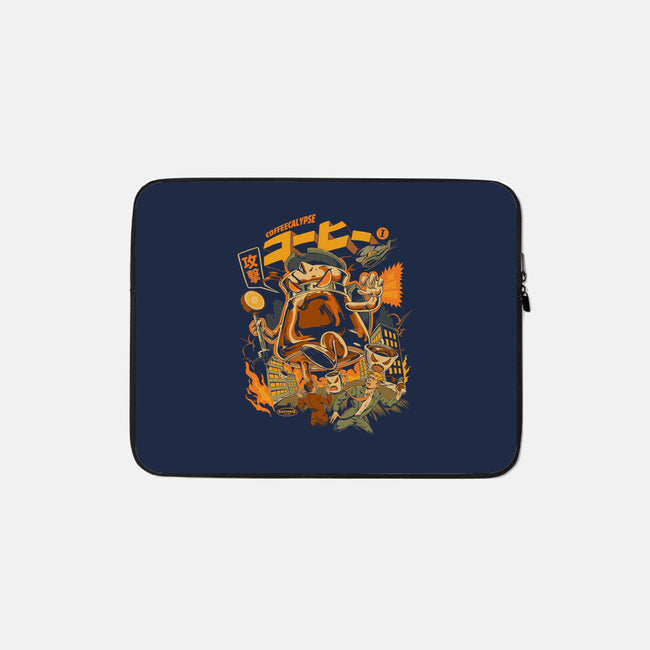 Coffecalypse-None-Zippered-Laptop Sleeve-ilustrata