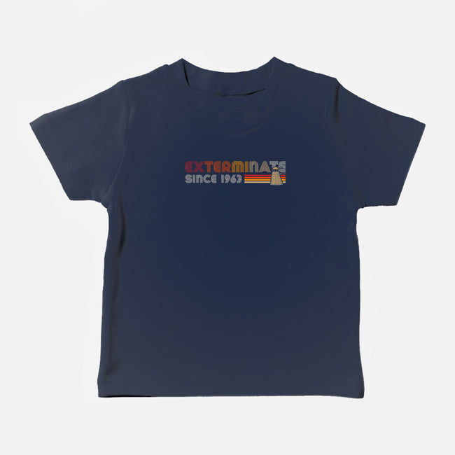 Exterminate Since 1963-Baby-Basic-Tee-DrMonekers