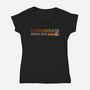 Exterminate Since 1963-Womens-V-Neck-Tee-DrMonekers