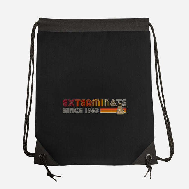 Exterminate Since 1963-None-Drawstring-Bag-DrMonekers