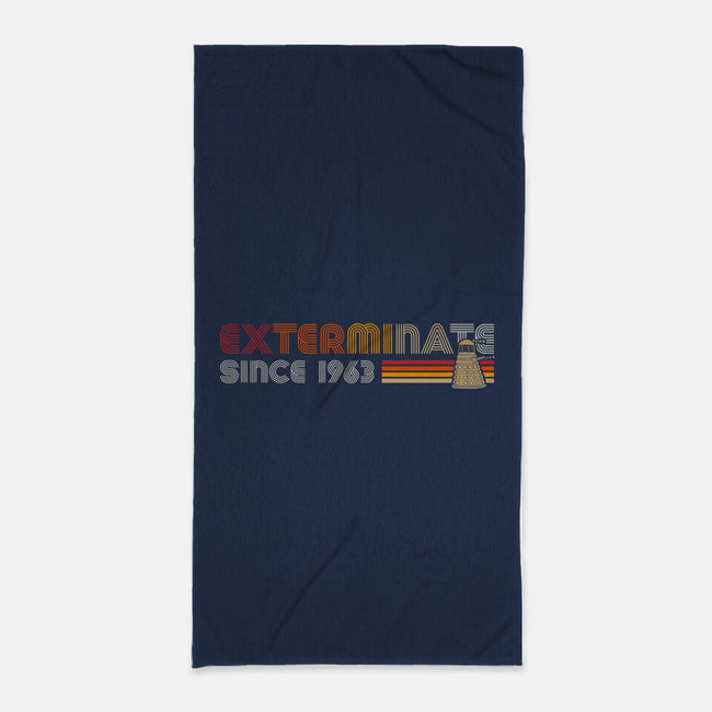 Exterminate Since 1963-None-Beach-Towel-DrMonekers